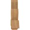 Ekena Millwork Kennewick Rough Sawn Timber Gable Bracket, Western Red Cedar, 72"W x 24"H x 6"D x 6"F, 8/12 Pitch GBW072X24X0606KEN00RWR - alternate 5